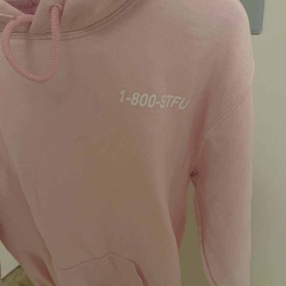 Baby pink hoodie